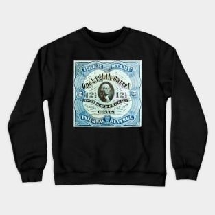 Vintage Beer Tax Label Crewneck Sweatshirt